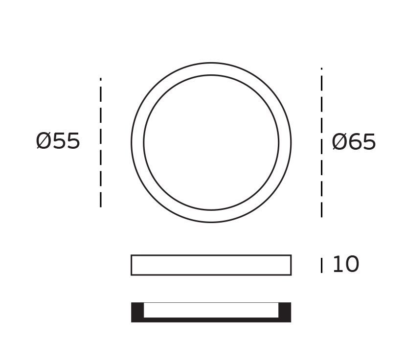Medidas Cazoleta de acero inoxidable