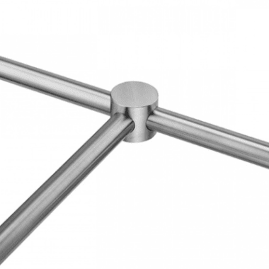 Soporte para unión de tubo a 90º y 180º para tubo de Ø19 y Ø25