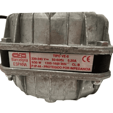 Etiqueta motor VE-5 Protegida con Impedancia