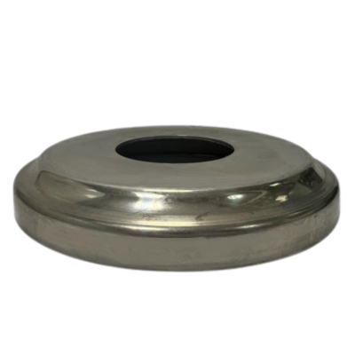 Embellecedor de acero inoxidable para tubo redondo de 38 milimetros