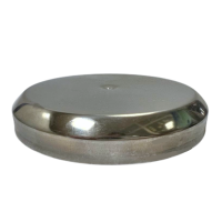 Embellecedor inoxidable ciego de 80mm