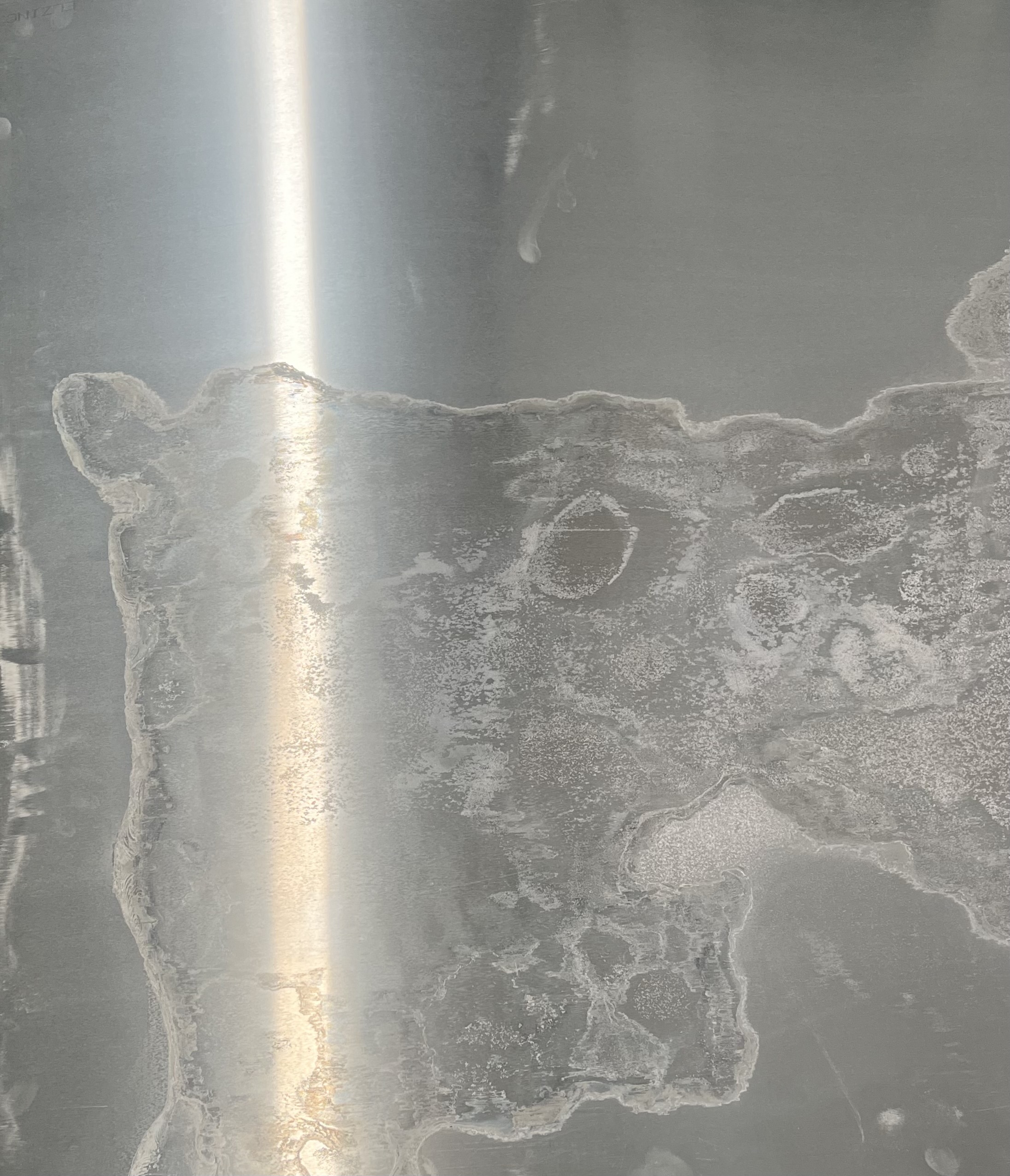 Chapa de zinc nº10 de 2.000x1.000x0.5 mm en liquidación