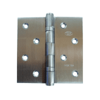 Bisagras Desmontable con Rodamientos en acero inoxidable 304 satinado y cantos redondos