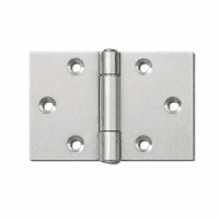 Bisagra inoxidable Ramal 80x50x2 acabado satinado