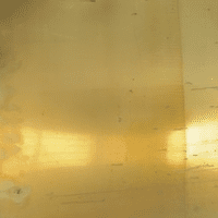 Chapa de latón con desperfecto espesor 0.4