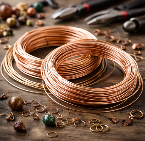 Hilo o alambre de cobre